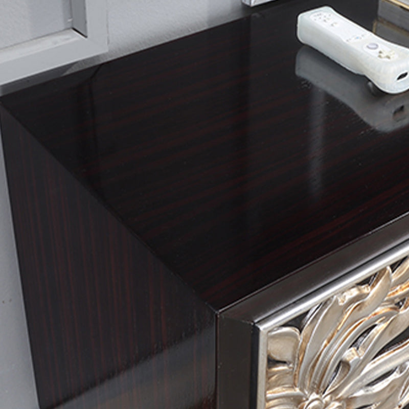 Glam Style Adjustable Shelving Sideboard Wood Cabinets Buffet Table