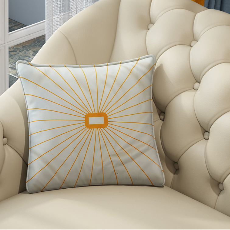 Glam Style Solid Color Genuine Leather Rolled Arms Chaise Chair with Tufted
