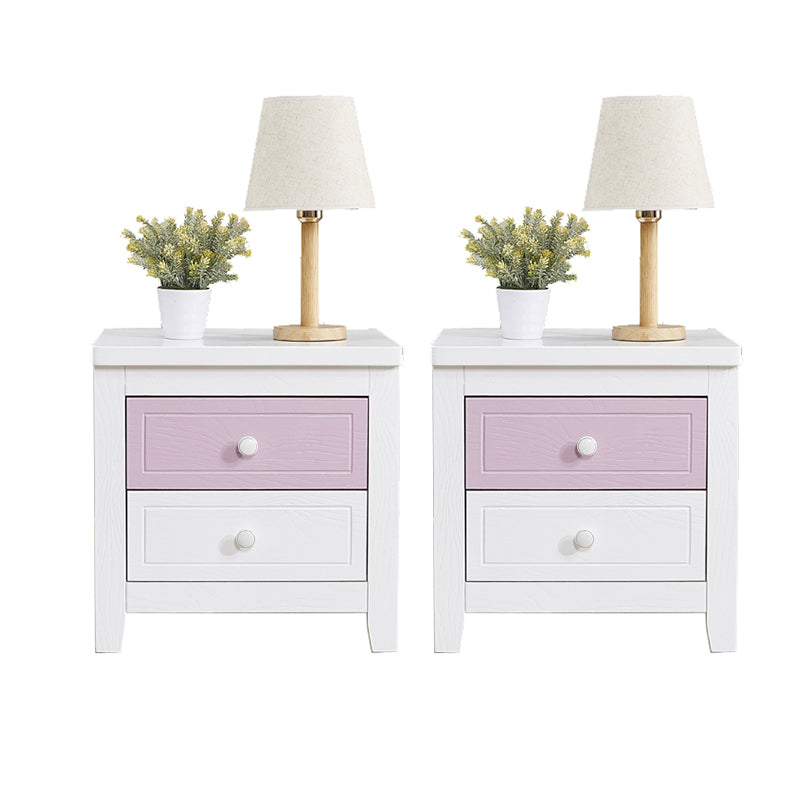 Wooden Accent Table Nightstand Modern Nightstand for Bedroom