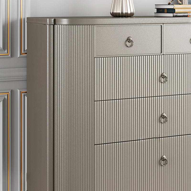 Solid Wood Classic Glam Storage Chest Dresser with 6/10 Drawers