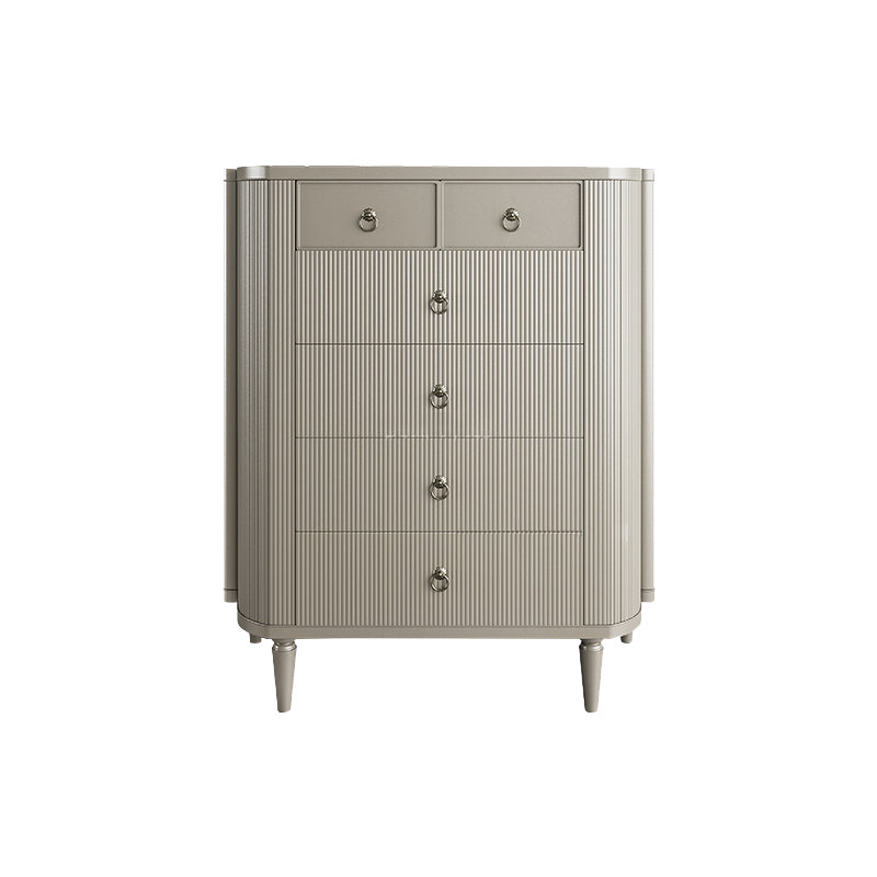 Solid Wood Classic Glam Storage Chest Dresser with 6/10 Drawers