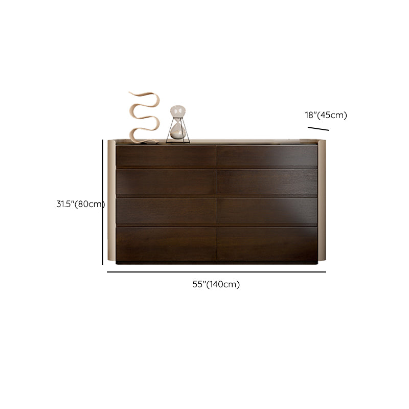 Manufactured Wood Classic Glam Storage Chest Dresser with 5/6/8 Drawers