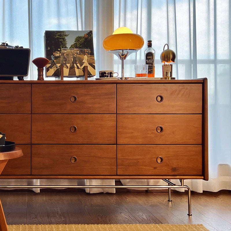 Modern Dresser Solid Wood Storage Chest Dresser with 5/6/9 Drawers