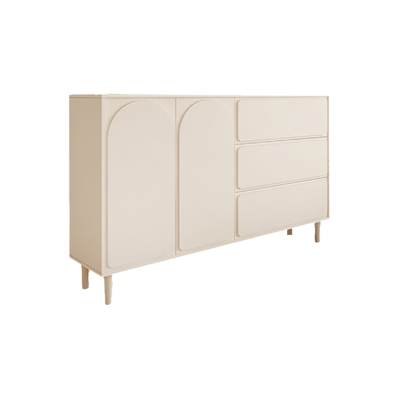 Modernism Horizontal Combo Dresser White Dresser with Storage for Home
