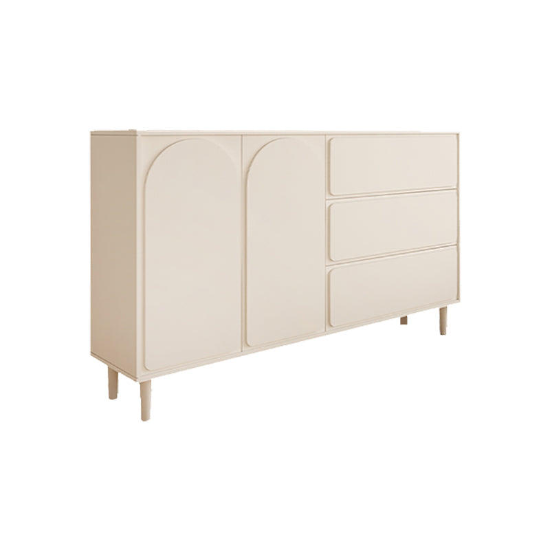 Modernism Horizontal Combo Dresser White Dresser with Storage for Home
