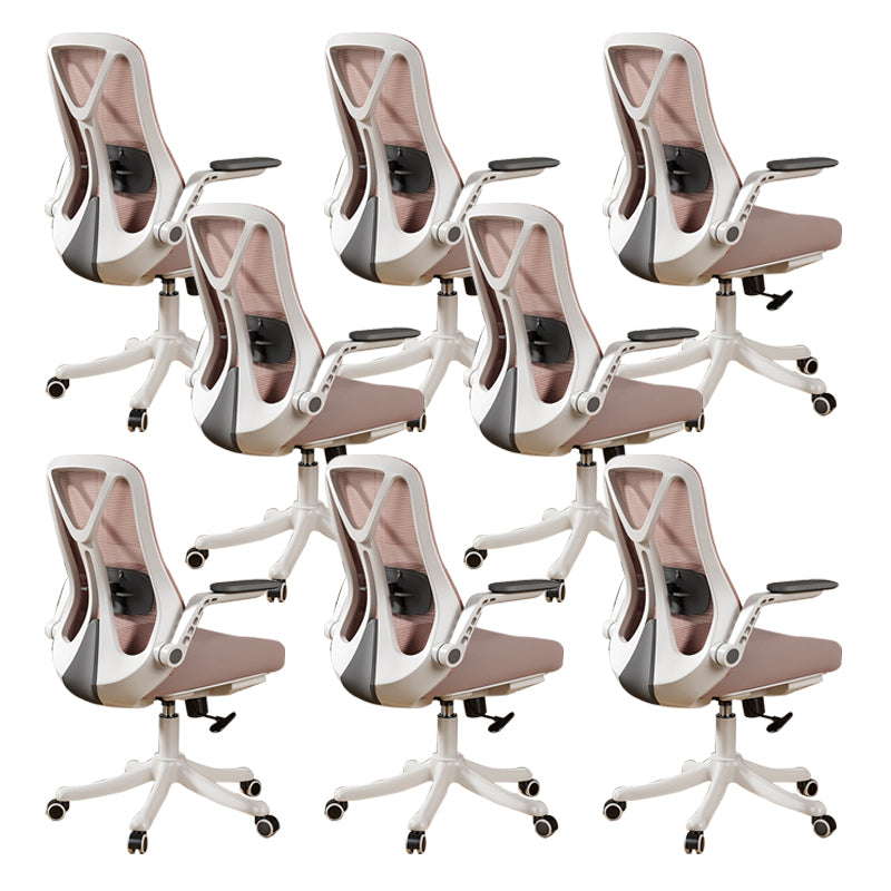 Removable Arms Office Chair Tilt Mechanism No Distressing Slide Chair with Wheels
