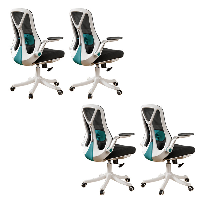 Removable Arms Office Chair Tilt Mechanism No Distressing Slide Chair with Wheels