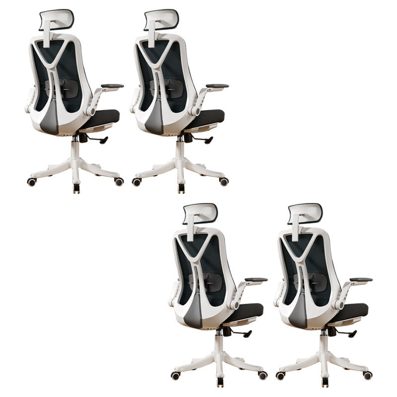 Removable Arms Office Chair Tilt Mechanism No Distressing Slide Chair with Wheels