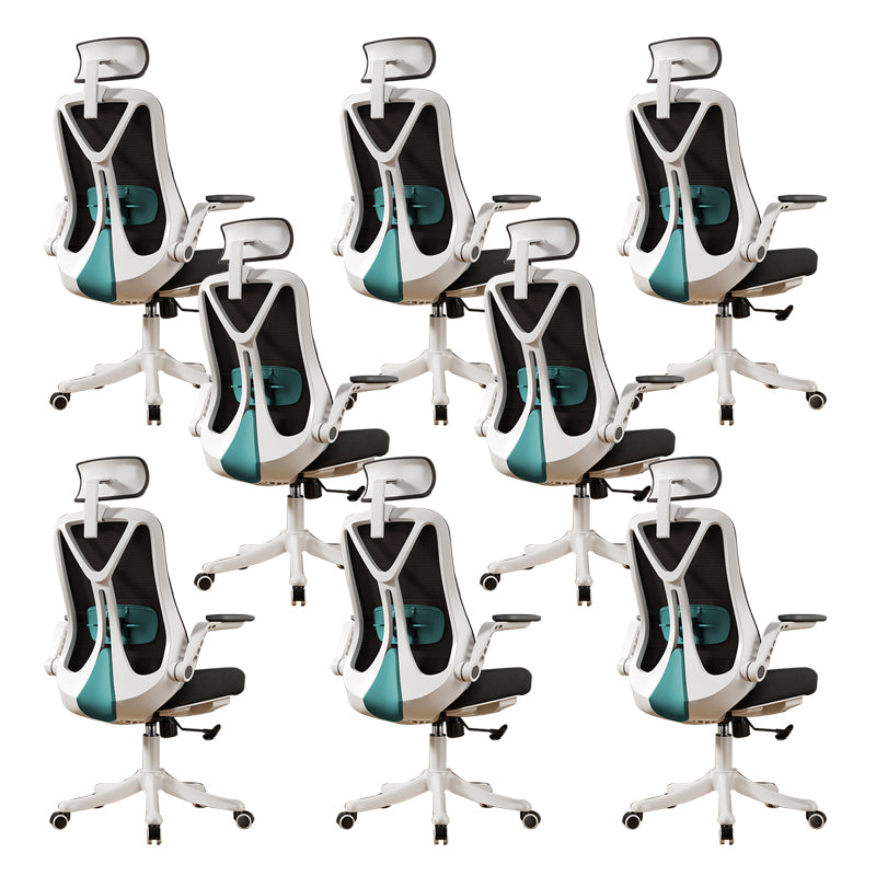 Removable Arms Office Chair Tilt Mechanism No Distressing Slide Chair with Wheels