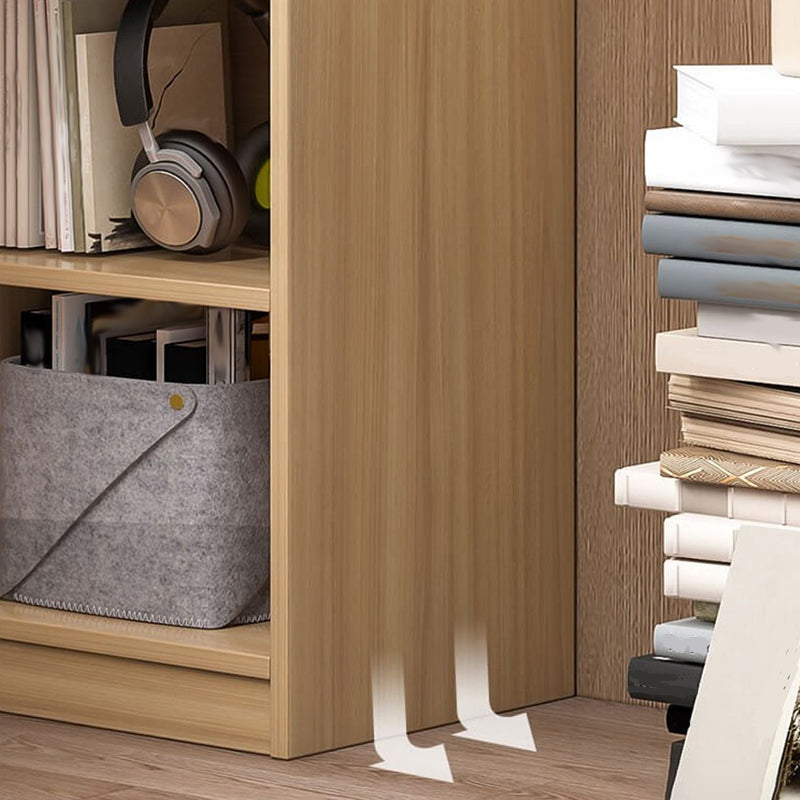 Urban Closed Back Shelf Bookcase Engineered Wood Book Shelf for Study Room