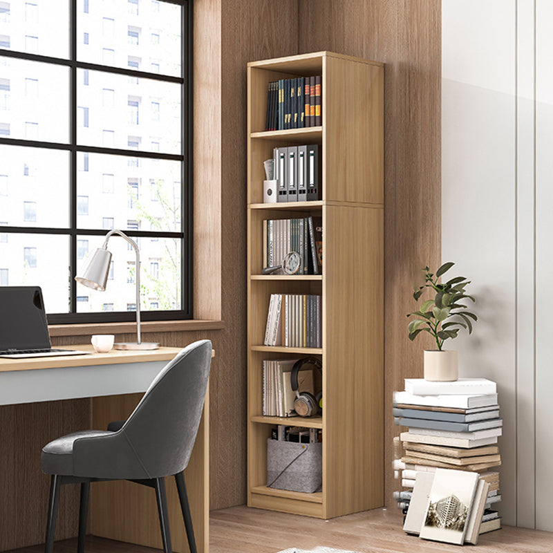 Urban Closed Back Shelf Bookcase Engineered Wood Book Shelf for Study Room