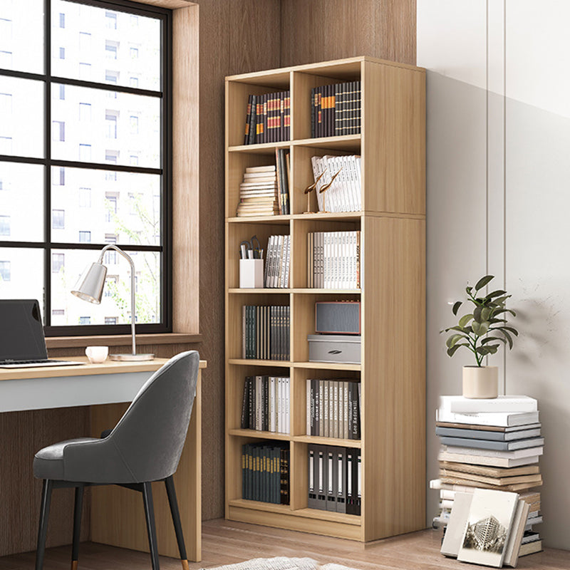 Urban Closed Back Shelf Bookcase Engineered Wood Book Shelf for Study Room