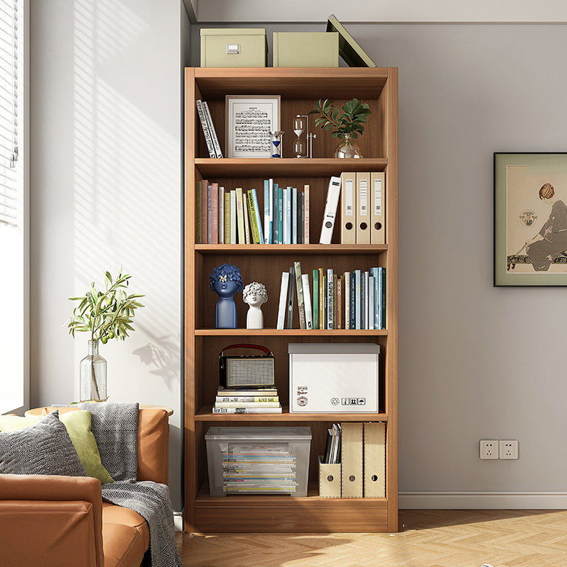 Urban Closed Back Shelf Bookcase Engineered Wood Book Shelf for Study Room