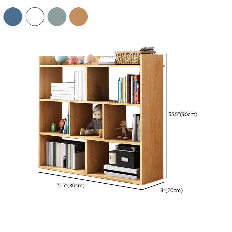 Urban Shelf Bookcase Engineered Wood Open Book Shelf for Study Room