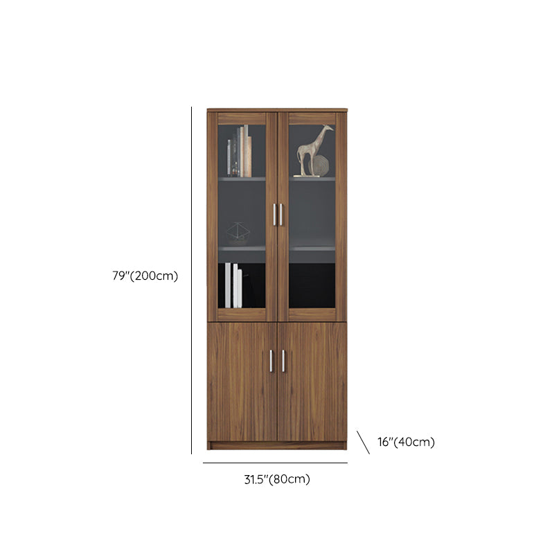 Medieval Modern File Cabinet Wooden Frame Vertical File Cabinet for Office