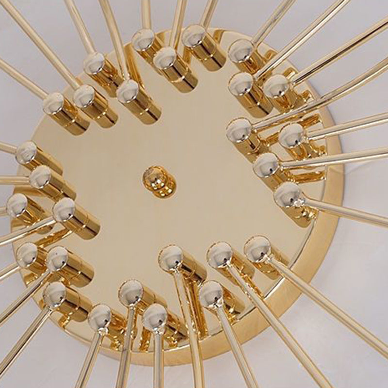 Modern Simple Star Shape Ceiling Light with Glass Shade for Living Room
