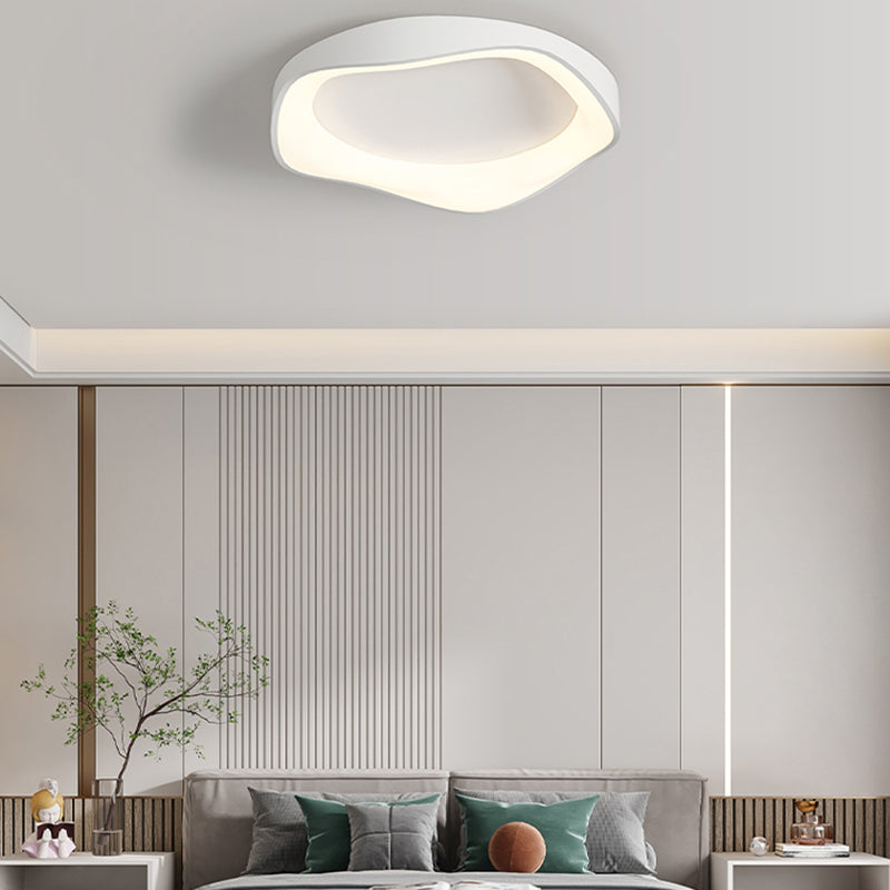 Metal Ceiling Light Fixture Nordic Style LED Flush Mount for Bedroom