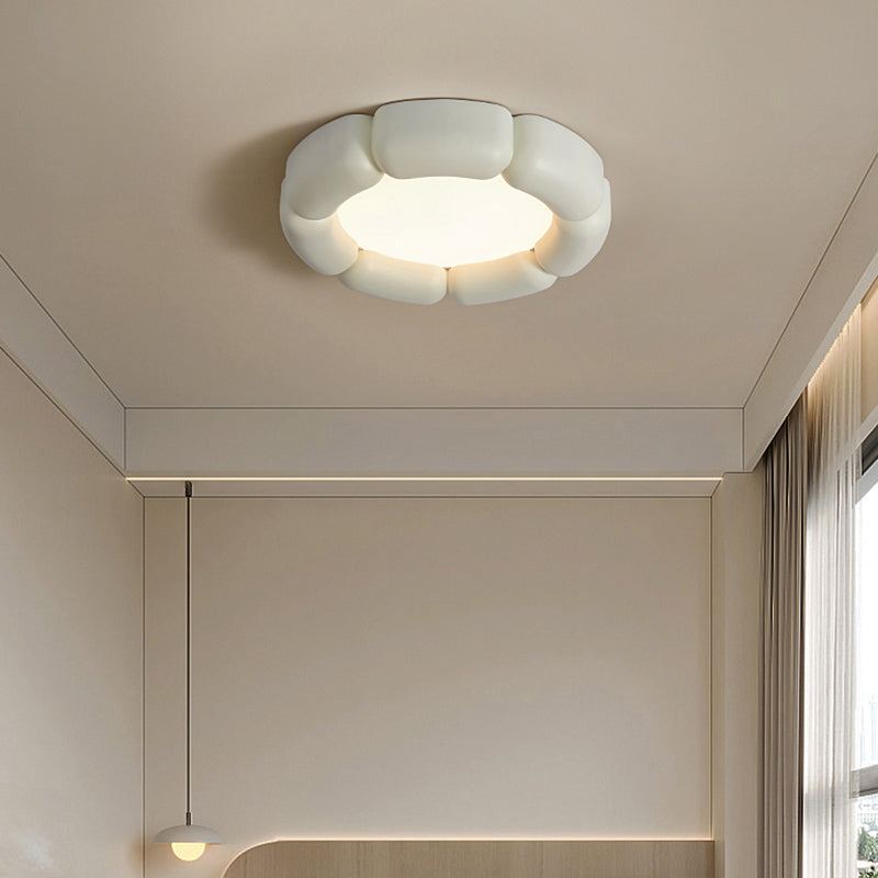 Metal and Acrylic LED Flush Mount Contemporary Round Ceiling Flush