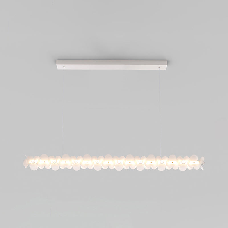 Modern Style Island Lamp LED Island Hanging Light with Crystal for Bedroom