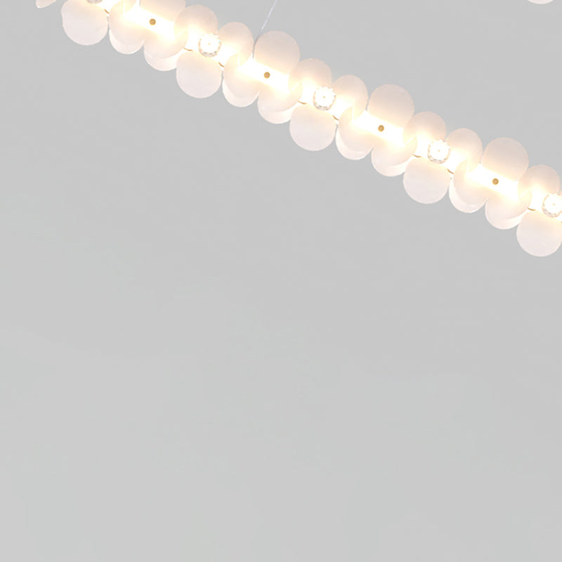 Modern Style Island Lamp LED Island Hanging Light with Crystal for Bedroom