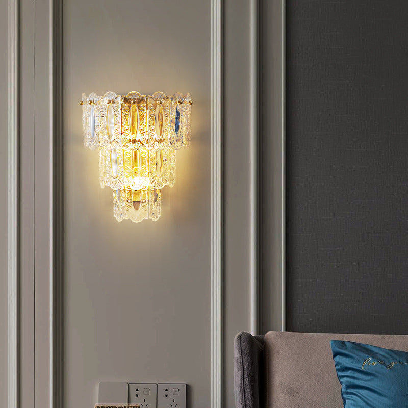 Nordic Wall Light Sconce Creative Glass Wall Light Fixture for Bedroom