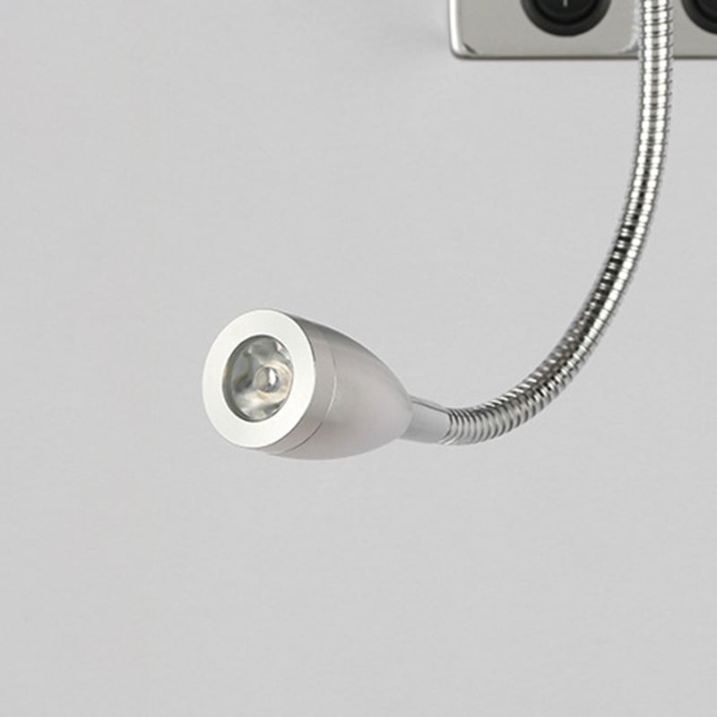 Modern Metal Wall Sconce Square Shape Wall Light with Fabric Shade for Bedroom