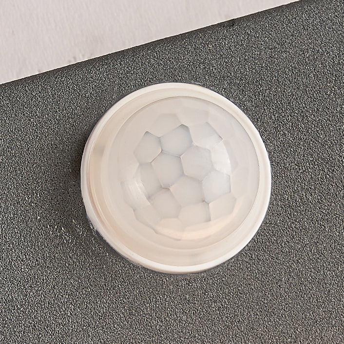 Black Modern Metal Wall Sconce Rectangle Shape Wall Light with Acrylic Shade for Courtyard