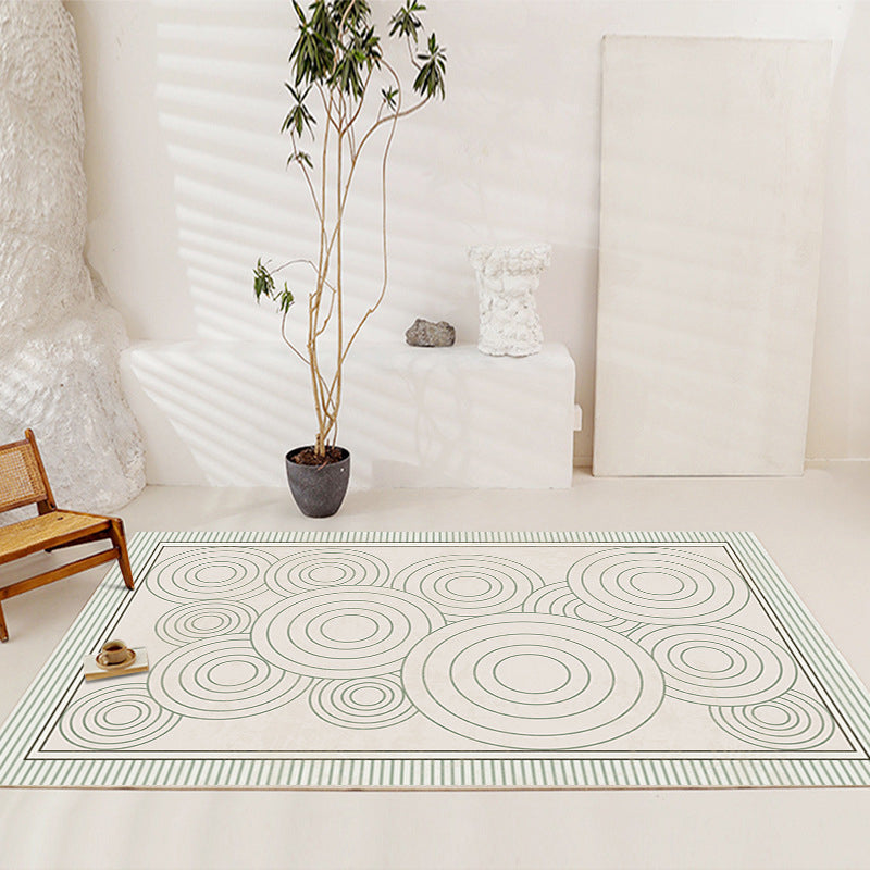 Modern Minimalist Plain Carpet Line Indoor Rug Non-slip Area Carpet for Living Room