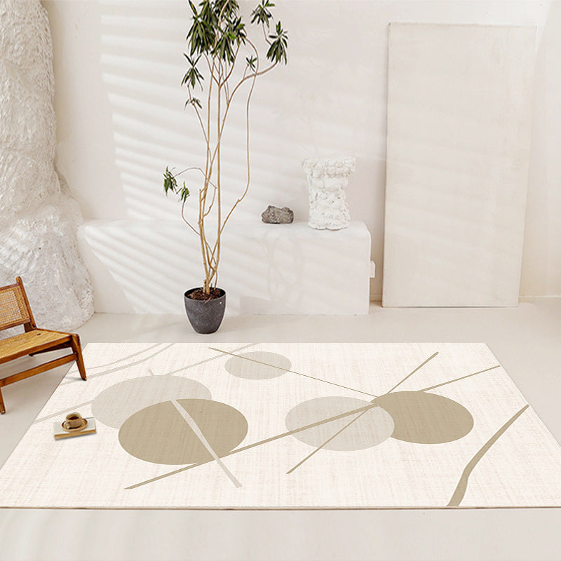 Modern Minimalist Plain Carpet Line Indoor Rug Non-slip Area Carpet for Living Room