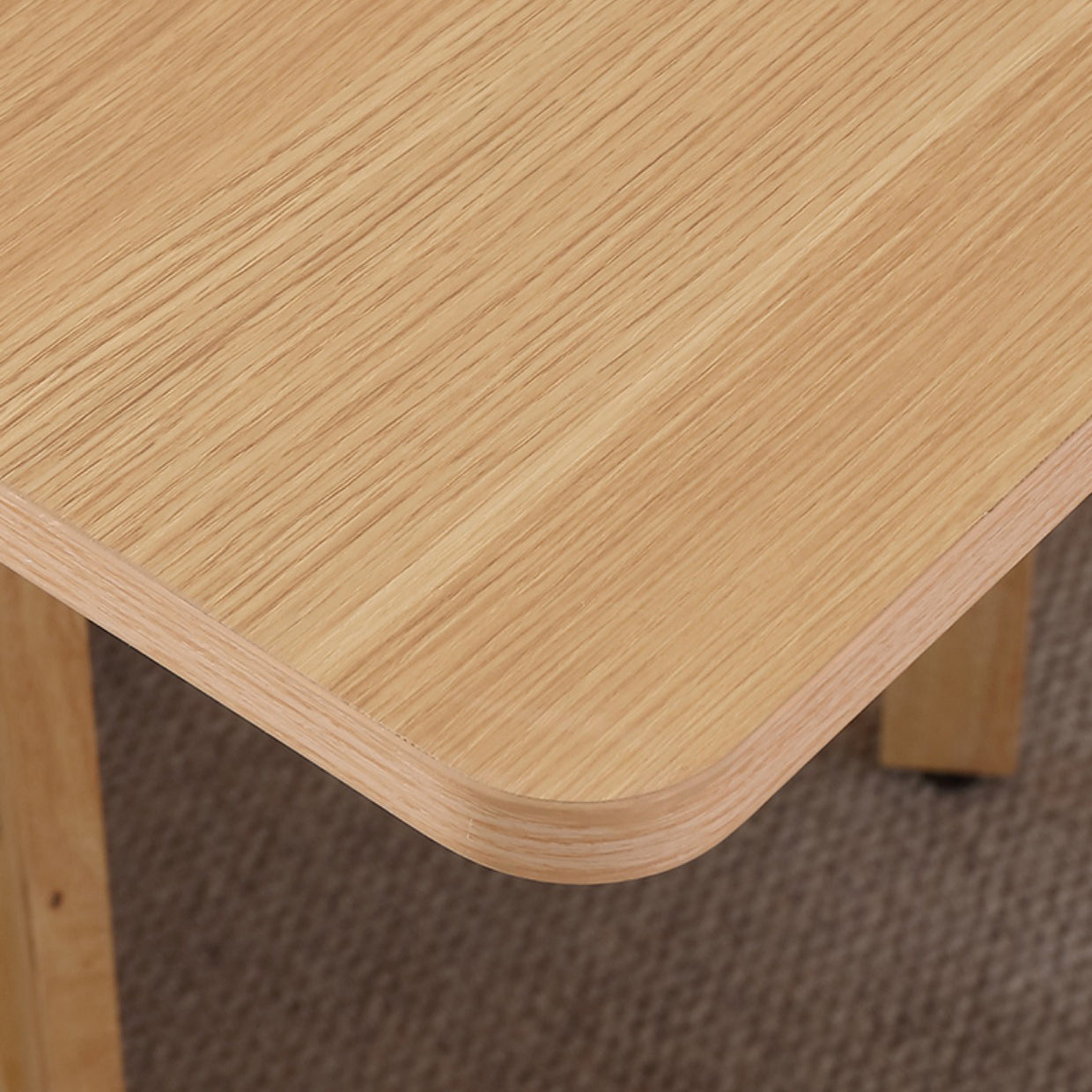 Modern Folding Dining Table Extendable for Small Spaces in Natural