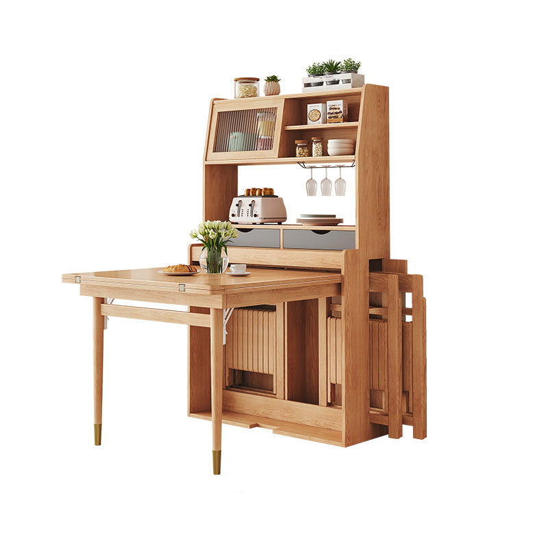 1/3/5 Pieces Modern Wooden Multi Purpose Dining Set for Home