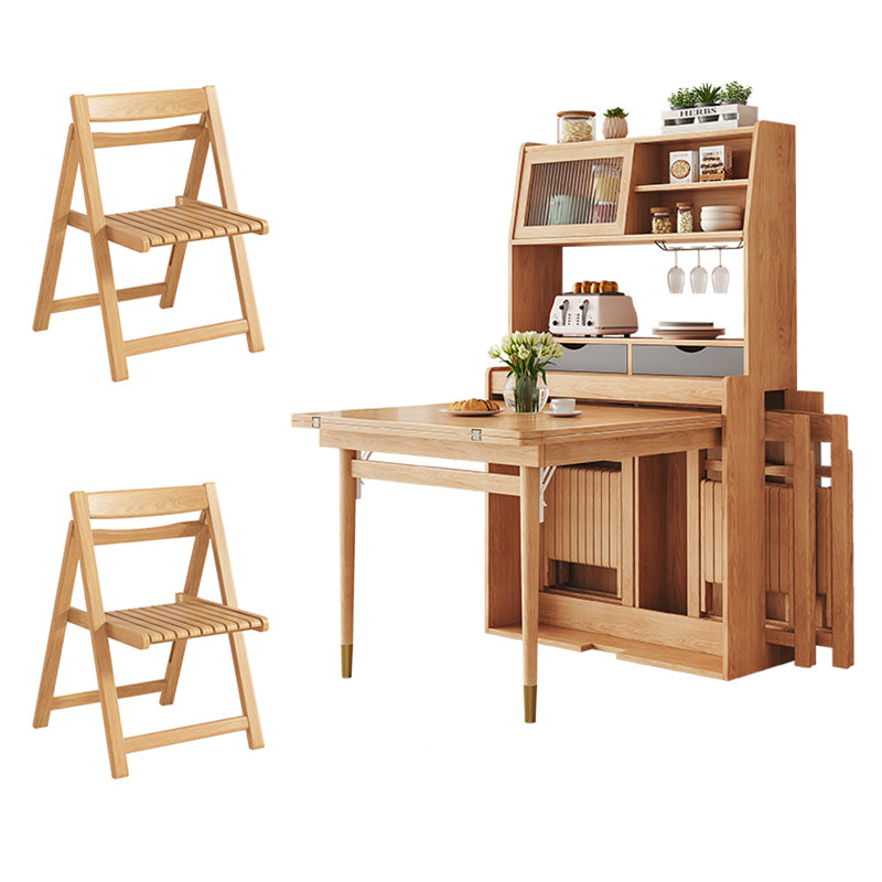 1/3/5 Pieces Modern Wooden Multi Purpose Dining Set for Home