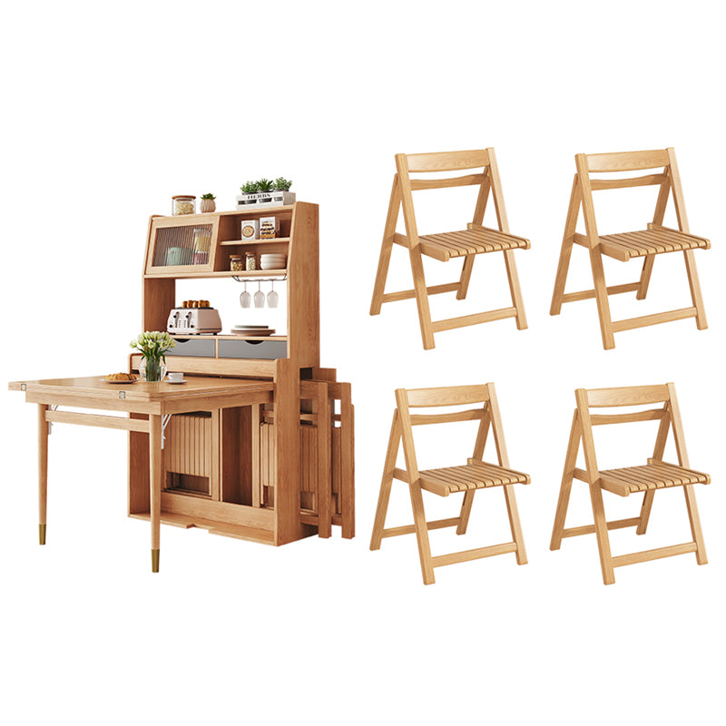 1/3/5 Pieces Modern Wooden Multi Purpose Dining Set for Home