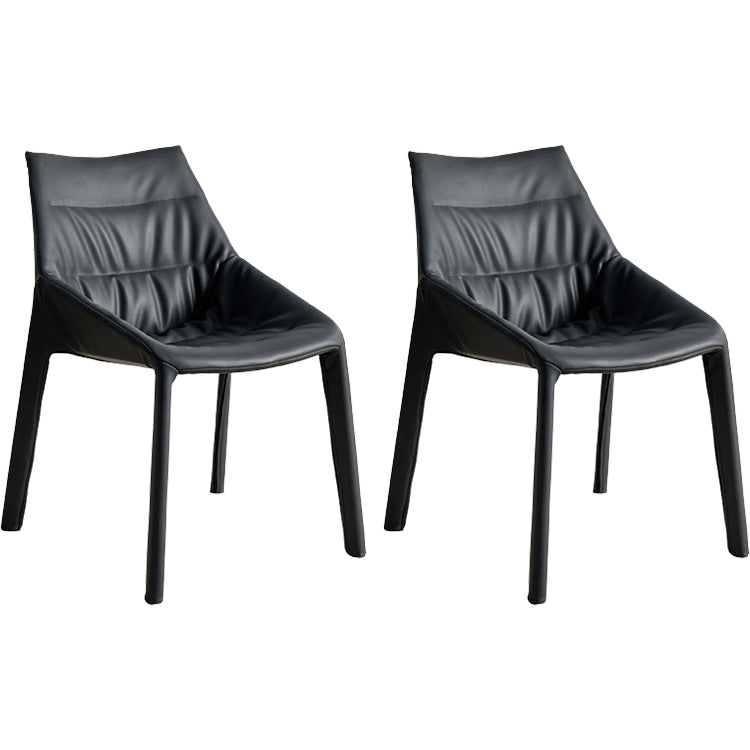Contemporary Style Faux Leather Parsons Home Dining Side Chair