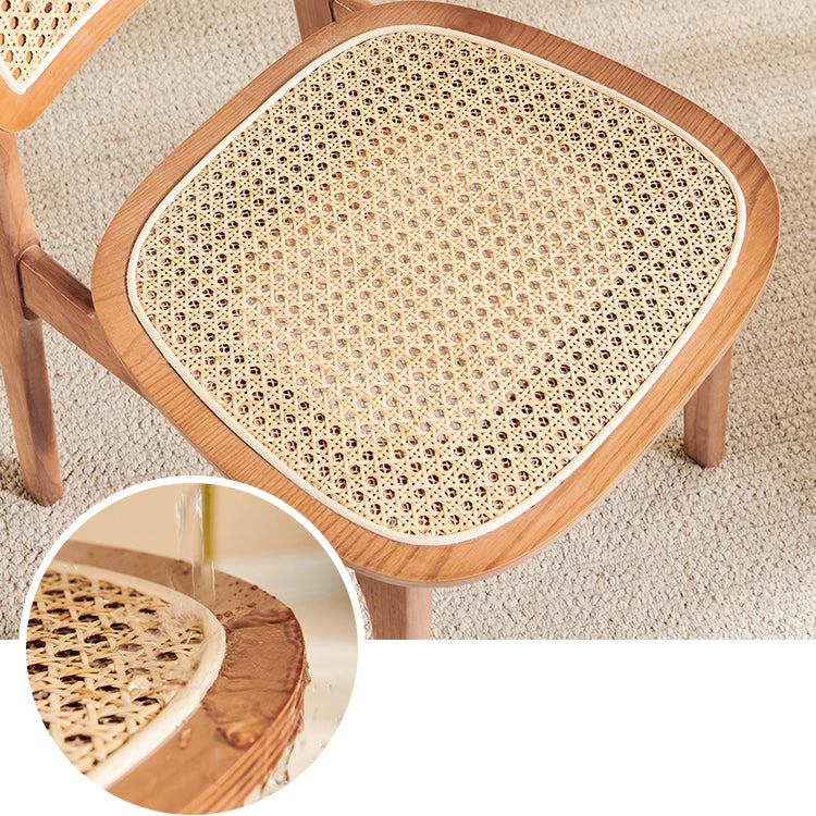 Contemporary Solid Wood Indoor Open Back Armless Dining Chair