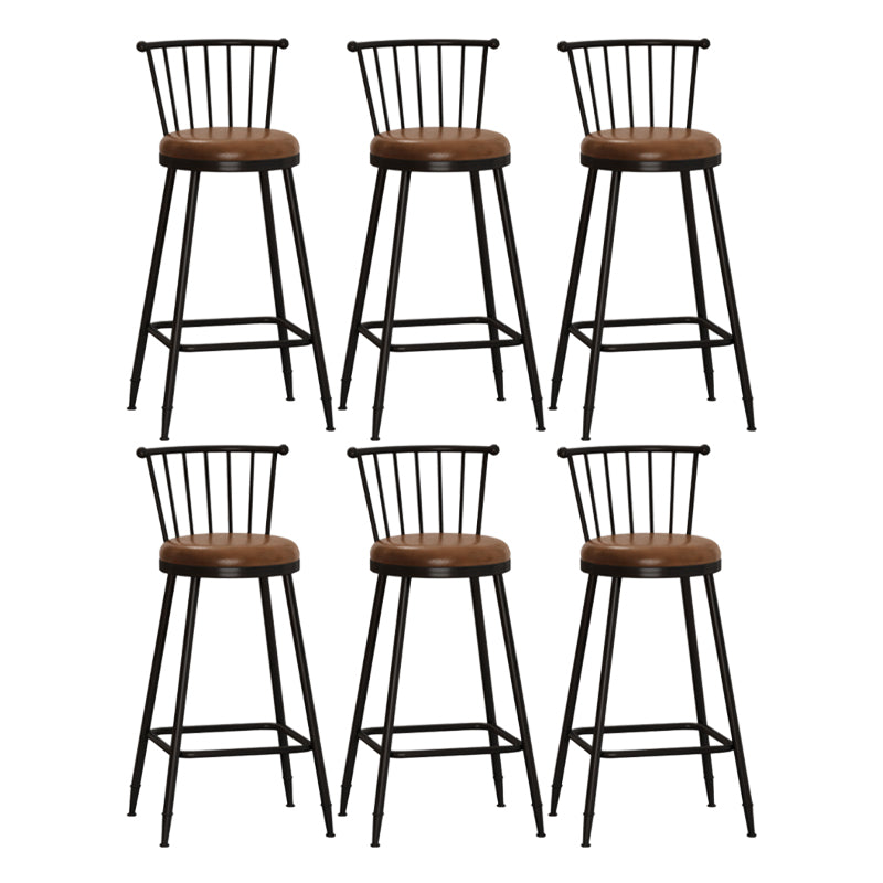Armless Counter Height Stools with Footrest, Contemporary for Bristol