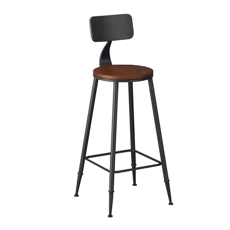Armless Counter Height Stools with Footrest, Contemporary for Bristol