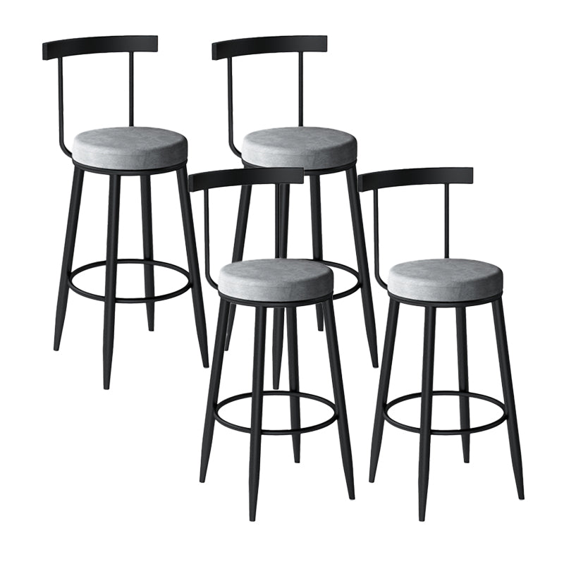 Armless Counter Height Stools with Footrest, Contemporary for Bristol
