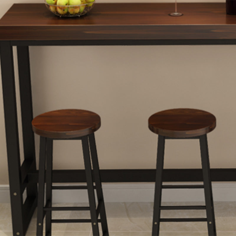 Armless Counter Height Stools with Footrest, Contemporary for Bristol