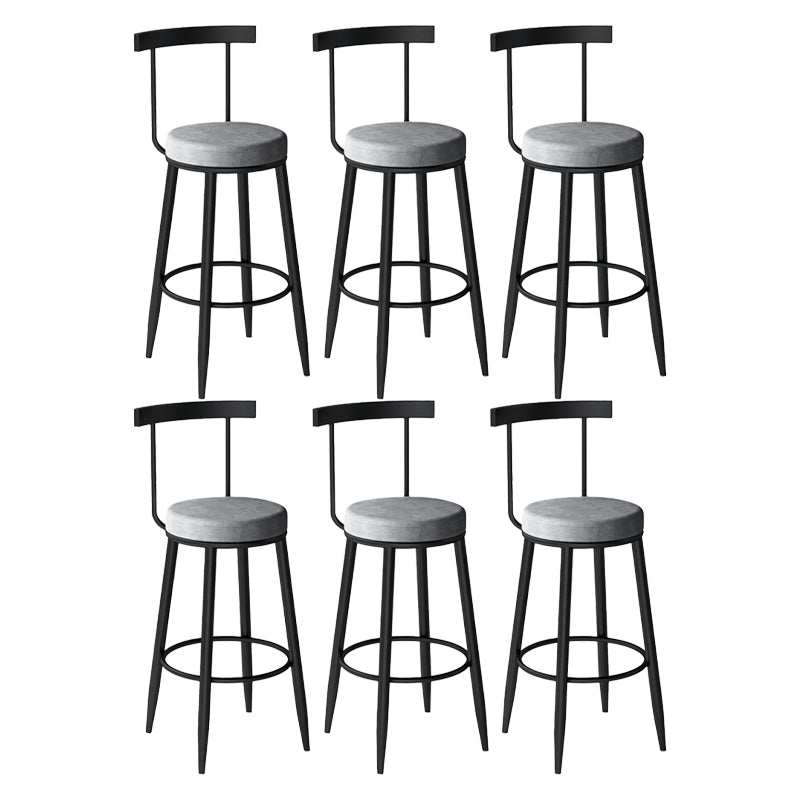 Armless Counter Height Stools with Footrest, Contemporary for Bristol