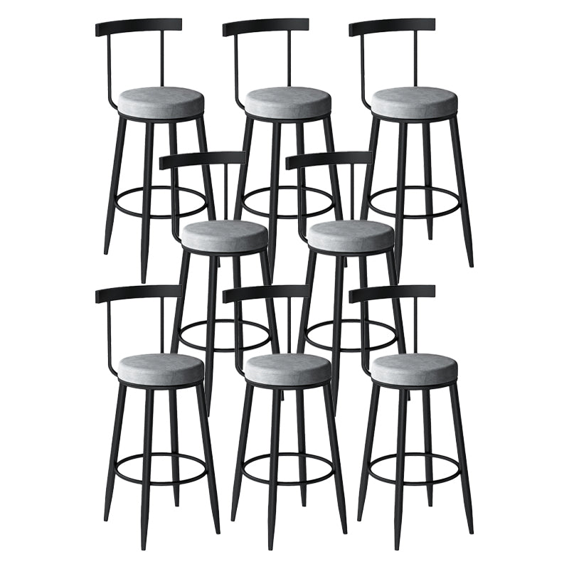 Armless Counter Height Stools with Footrest, Contemporary for Bristol