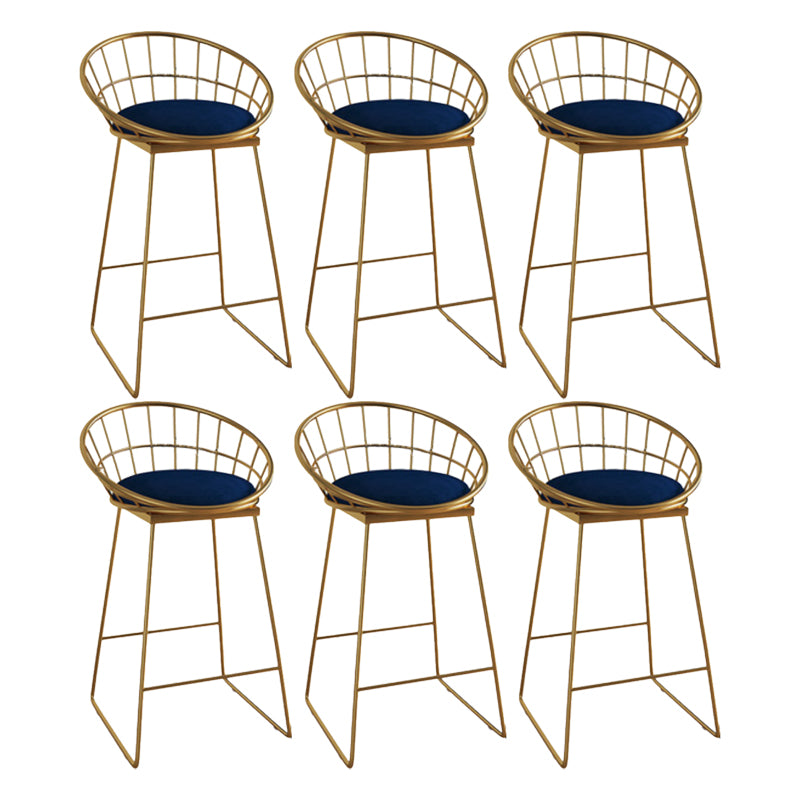 Armless Counter Height Stools with Footrest, Contemporary for Bristol