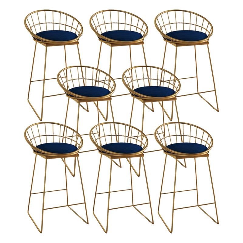 Armless Counter Height Stools with Footrest, Contemporary for Bristol