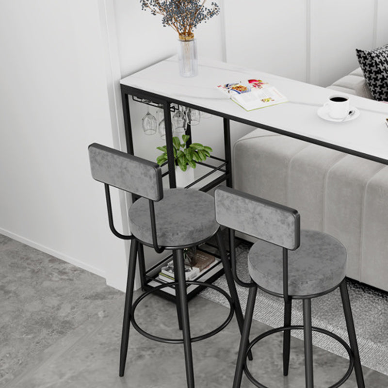 Contemporary 1/2/3 Pieces Specialty Stone Bar Table Set for Indoor