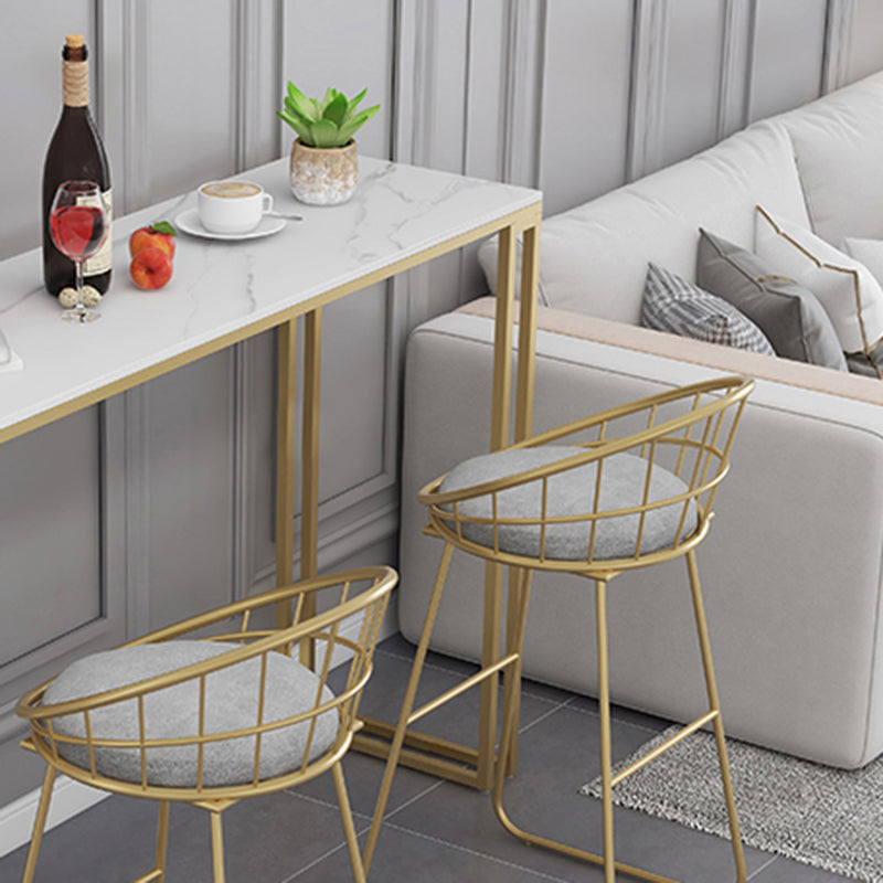 Contemporary 1/2/3 Pieces Stone Specialty Bar Table Set for Indoor