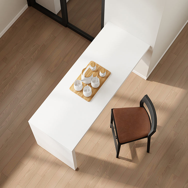 Modern White Sintered Stone Dining Bar Table for Kitchen Dining Room