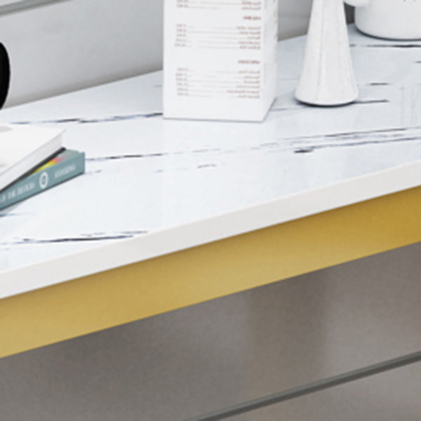 Manufactured Wood Rectangle Pub Table with Metal Frame for Living Room