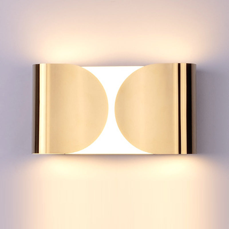 Contemporary Minimalist LED Wall Light Fixture for Sitting Room