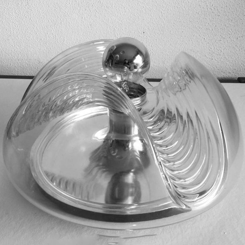 Contemporary Glass Shade Wall Lamp 1-Light Wall Sconce Lighting