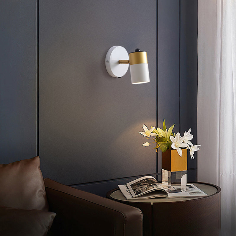 Modern Style Wall Lamp Aluminum Shade Wall Sconce Lighting for Bedroom
